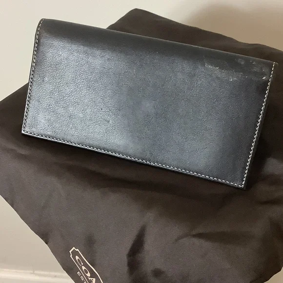 Coach Black Leather Wallet - Picture 3 of 4